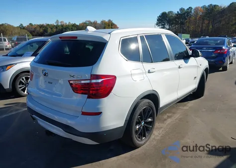 2017 BMW X3 Sdrive28I from USA, damaged, VIN 5UXWZ7C36H0V91248
